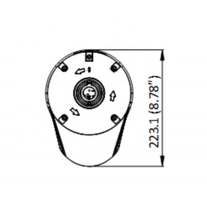 DS-2SE4C425MWG-E/26 (F0) -- 6MP 2.8mm Colorvu & 4MP 25X Optical Zoom IR TandemVu IP PTZ <b>Camera</b> (No Logo Version) - Product Image 6