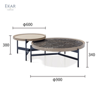 Table centrale de luxe, mobilier moderne de salon, Table basse en acier inoxydable pour maison hôtel