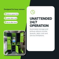 Casier à bagages extérieur intelligent avec paiement par code QR, armoire de rangement, casier à bagages en libre-service pour aéroport