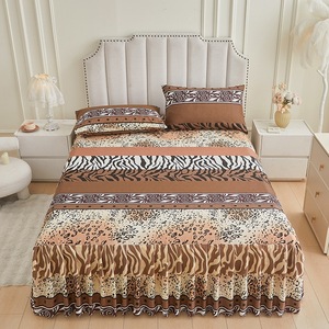 Housse de lit transfrontalière monobloc antidérapante avec bords volantés, protège-matelas pour matelas Simmons - Product Image 4