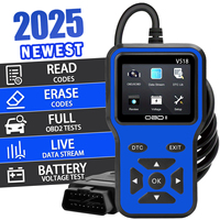 Escáner OBD V518 Certificado, Nuevo y Mejorado, 12V USB Multi-OS, Instrumento de Diagnóstico de Fallas de Automóviles, Modelo ELM327, Plástico