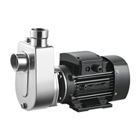 Pompe centrifuge auto-amorçante en acier inoxydable 304/316 haute pression 1,5 CV antidéflagrante pour lait de soja et alcool