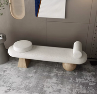 Tabouret à chaussures en bois de Style nordique créatif ménage Long banc pour manger canapé assis chambre lit fin salon appartement hôtel