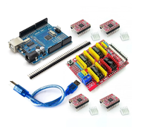 Accessoires pour imprimante 3D, kit de machine à graver CNC Shield V3 V4, version améliorée NANO, pilote 4988