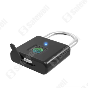 Candado inteligente de alta tecnología Safewell para huellas dactilares, candado antirrobo duradero para equipaje y puerta, material de aleación de Zinc, para uso en viajes - Product Image 3