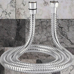 Tuyau de douche flexible en acier inoxydable de haute qualité au design moderne, 1,5 m, testé ACS, pour douche spa - Product Image 3