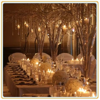 Vase à fleurs en verre transparent au prix d'usine, centre de table pour mariage, décoration de table, vase à fleurs transparent