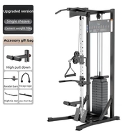 Machine à traction latérale commerciale SENFENG SPORTS, machine à câble unique multifonctionnelle avec options de rame et de développé pectoral