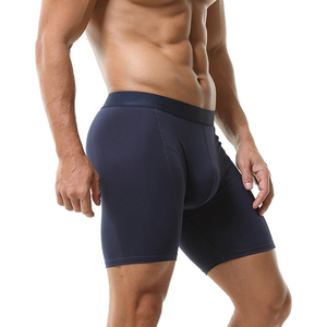 Cotton Anti-Friction Leg Underwear Summer Wholesale Sports <strong>Long</strong> Underwear Men <strong>Boxer</strong> <strong>Briefs</strong> - Product Image 3