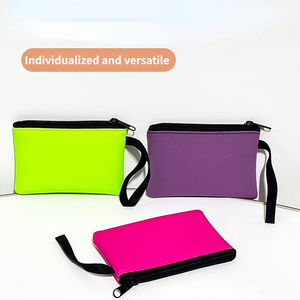 Monedero de Neopreno Personalizado con Logotipo, Mini, Portátil, para Viajes al Aire Libre, Impermeable, Resistente al Desgaste, con Cierre, para Mujer, para Guardar Monedas <span class=keywords><strong>y</strong></span> Llaves - Product Image 5