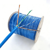 Câble LAN en cuivre Cat5 & Cat6 blindé FTP UTP pour intérieur 305m 100MHz/350MHz gaine PVC/LSZH avec 4 paires, prix au mètre