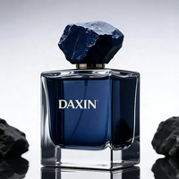 Vente directe d'emballages de flacons de parfum, 100 ml, carrés, transparents, ambrés, étiquettes personnalisées, flacons d'échantillons de parfum, flacons pour parfums