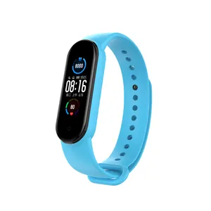 के लिए Miband एम आई बैंड 3 के लिए 4 सिलिकॉन Wristband स्मार्ट घड़ी प्रतिस्थापन पट्टा