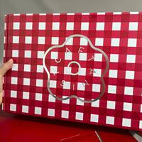 Vente en gros de boîtes en papier d'expédition pour abonnement personnalisé rose imprimé boîte postale en carton pour emballage cadeau