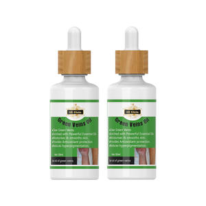 OEMプライベートラベルロゴ5Dグルタグリーン静脈オイルリムービングスパイダー静脈とボディミルクローションの混合 - Product Image 1