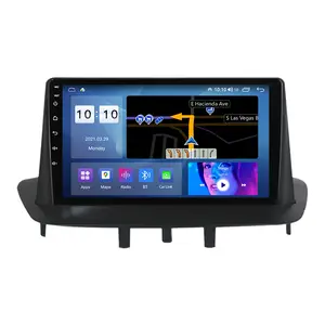 Sistema de áudio automotivo mekede android id10, 2din, para renault megane 3, 2008-2014, ips, dsp, rds, rádio, navegação por gpsnavegação, dvd player