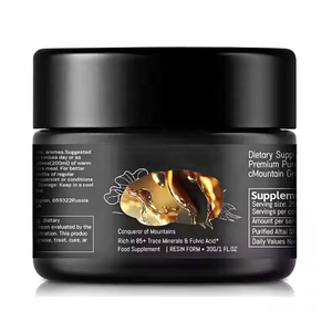 Résine de Shilajit Pur de l'Himalaya 50g Qualité Or 60% Acide Fulvique Testé en Laboratoire Pâte de Shilajit Biologique Prêt à Expédier Marque Privée - Product Image 1