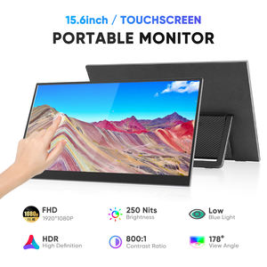 15,6 Zoll Tragbarer Laptop Doppel-1080P-FHD-<span class=keywords><strong>Touchscreen</strong></span>-<span class=keywords><strong>Monitor</strong></span> mit USB-Schnittstelle, Integriertem Kickstand und Neuen Erweiterten HD-Funktionen - Product Image 2