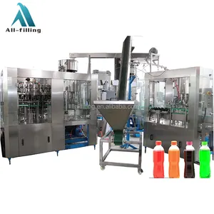 Small business PET glass bottle soda water sparkling wine filling plant carbonated drink making machine