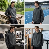 Sweat-shirts à Capuche Personnalisés Hiver Homme de Qualité Supérieure 420 450 500 600 Gsm, Imprimés 100% Coton Polyester, Surtailles – Fabricant