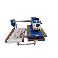 Compresseur d'air pneumatique Tables doubles Presse à chaud pour t-shirts par sublimation