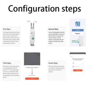 Tuya thông minh wifi không dây hẹn giờ kWh Meter điều khiển từ xa MCB với Quá tải bảo vệ điện áp 63A ngắt mạch - Product Image 6