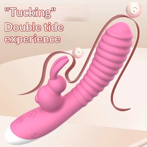 Vibrateurs lapin réalistes G-Spot pas chers, pour orgasme, inspirés de <span class=keywords><strong>Sex</strong></span> <span class=keywords><strong>and</strong></span> <span class=keywords><strong>the</strong></span> <span class=keywords><strong>City</strong></span>, petit modèle, recharge USB, rose, jouet sexuel pour femmes - Product Image 2