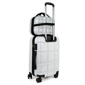 Hardside Hành Lý 5 Cái Set Phổ Biến <span class=keywords><strong>Travel</strong></span> Organizer Túi Với Bánh Xe Spinner Trọng Lượng Nhẹ Xe Đẩy Vali - Product Image 3
