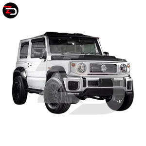 <span class=keywords><strong>Prix</strong></span> d'usine 2020 Nouveauté Kit carrosserie style LB avec élargisseurs d'ailes, pare-chocs avant, spoiler avant, calandre principale, capot pour <span class=keywords><strong>Jimny</strong></span> - Product Image 4