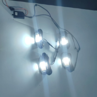 Kingshowstar version mise à niveau 112 jaune et blanc ip68 étanche haute qualité rock light pour camion auv tout-terrain suv
