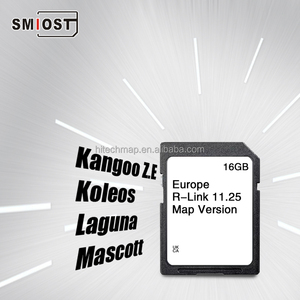 Carte SD de Navigation GPS Variable CID L'europe R LINK carte version 10.45 cartes Carte - Product Image 1