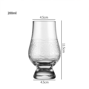 Tazza Aroma in vetro artigianale per la degustazione di vino e birra uso esclusivo per bicchieri di qualità per feste e nozze - Product Image 2