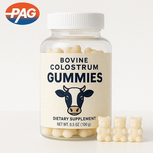 Fabricante de suplementos de gomas de etiqueta privada Soporte inmunológico Calostro bovino Gummy Vitamins - Product Image 1