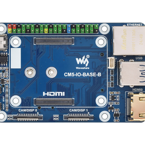 <span class=keywords><strong>Raspberry</strong></span> Pi CM5 Mini Base Board B M2 NVMe SSD Boot Support ATSHA204 Cryptage Double Sortie 4K GPIO40 Passerelle Industrielle - Product Image 2