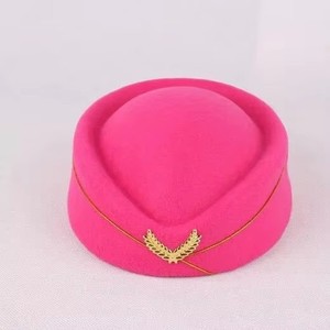 Color sólido fiesta Formal uniforme mujer boina puesta en escena gorra azafata sombrero. Z0940 - Product Image 2