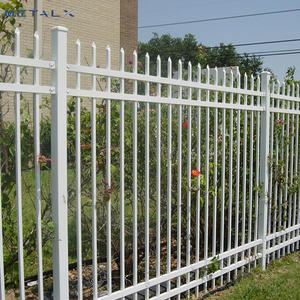 แผงรั้วเหล็กดัดในสวนขนาด8x8สำหรับรั้วเหล็กทรงสี่เหลี่ยมสีดำ10x7 - Product Image 3