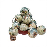 Décorations de Noël à suspendre : Boules imprimées pour sapin