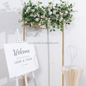 C-355 Venta al por mayor de suministros de decoración para bodas de alta calidad: Camino de mesa de rosas artificiales de 3.28 pies, guirnalda floral larga colgante. - Product Image 1