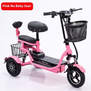 2025nuovo modello elettrico a tre posti triciclo <span class=keywords><strong>per</strong></span> uso domestico piccolo Scooter elettrico <span class=keywords><strong>per</strong></span> biciclette leggere - Product Image 3