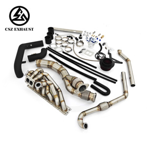 Collecteurs d'échappement turbo CSZ de haute qualité pour <span class=keywords><strong>BMW</strong></span> S58 M2 G87 M3 G80 M4 G82 3.0T Performance SS304 Kit de collecteurs turbo simples - Product Image 2