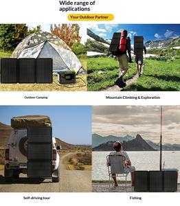 Pannello Solare Pieghevole Portatile 14W per Campeggio e Emergenze, Alimentatore Fotovoltaico per Ricarica Solare - Product Image 6