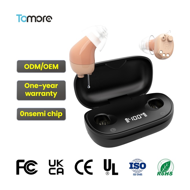 Medical CIC Digital Hearing Aid 100% Invisible for Mild to Moderate Loss High End Hearing Aid Factory Supplier
