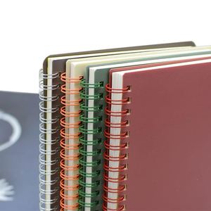 Wholesale Custom Size <b>A4</b>/A5/A6 in Bulk Wire Binding Spiral Kraft Paper Cover Recycled Coil Notebook With Ball Pen - Product Image 4