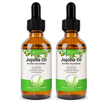 ALIVER Huile pour le corps, les mains et le visage, soin de la peau sain et en vrac, hydratant, huile de jojoba 100% pure biologique, huile essentielle pour la croissance des cheveux