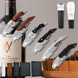 Cavatappi Multifunzionale Innovativo in Acciaio Inox, Apribottiglie per Vino di Lusso, Facile da Usare - Product Image 1
