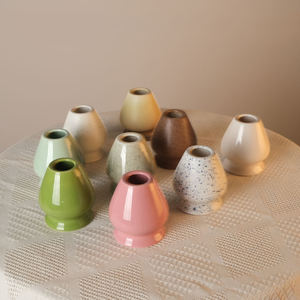 Modern Design Ceramic Matcha Tool Set Japanese Matcha Bowl Set with Spout Bowl Tea Whisk Hundred <strong>Books</strong> Stand - Product Image 4