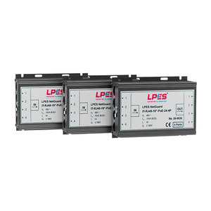 Dispositif de protection réseau en ligne Cat5, protection contre les surtensions Ethernet PoE 24V, module de protection contre la foudre 100 Mbps pour ligne de données - Product Image 1