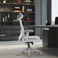 Chaise de bureau ergonomique en maille de qualité supérieure Chaise de direction réglable de haute qualité avec soutien lombaire pour les gestionnaires