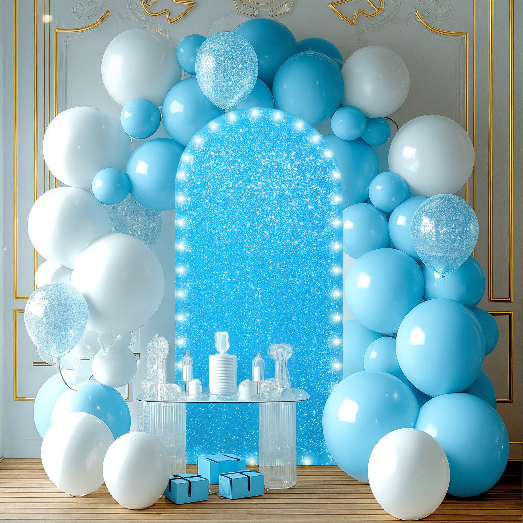 Blue-6.6FT(100*200cm ) without shelf
