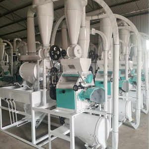 Máquina automática de molienda de harina de maíz 30T Equipo de procesamiento de granos con componente de motor central - Product Image 5